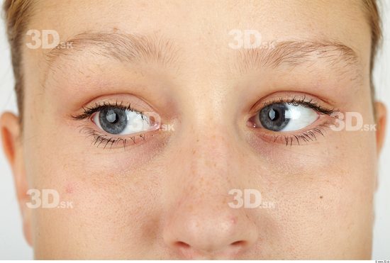 Eye Whole Body Woman Casual Slim Studio photo references