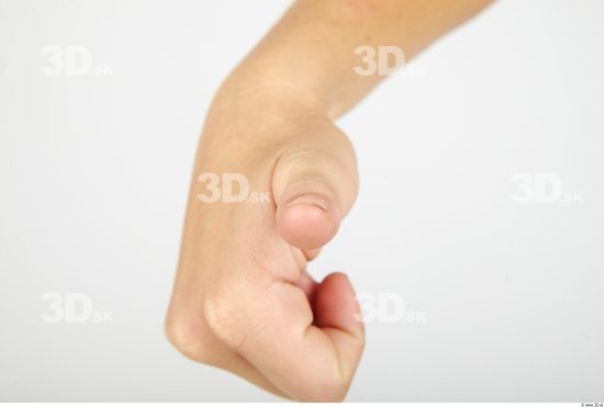 Fingers Whole Body Woman Casual Slim Studio photo references