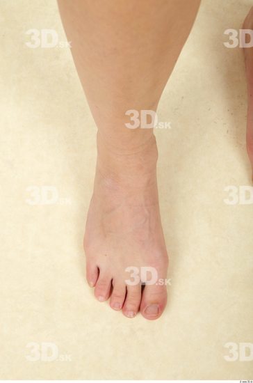 Foot Whole Body Woman Nude Casual Slim Studio photo references