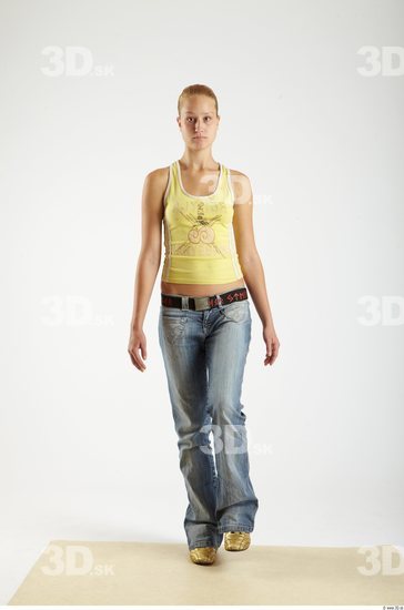 Whole Body Woman Animation references White Casual Slim