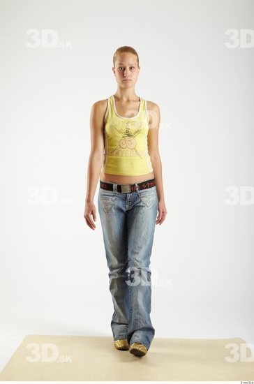 Whole Body Woman Animation references White Casual Slim