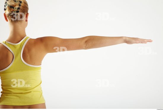 Arm Woman Animation references White Casual Singlet Slim