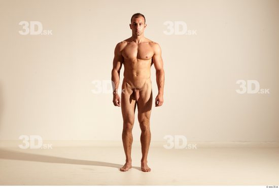 Whole Body Man Animation references White Nude Athletic