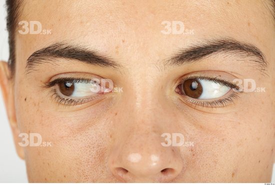 Eye Whole Body Woman Casual Slim Studio photo references