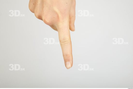 Fingers Whole Body Woman Casual Slim Studio photo references