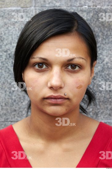 Head Woman Piercing Casual Average Street photo references