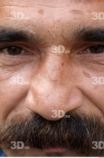 Nose Head Man Woman Casual Slim Average Bearded Street photo references