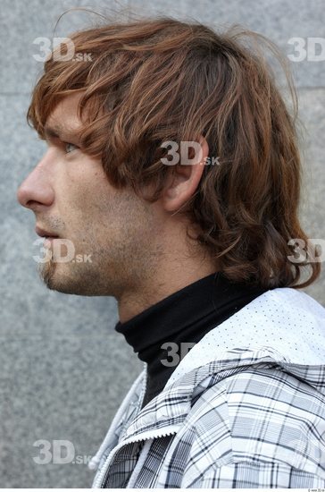 Head Man Woman Casual Athletic Average Bearded Street photo references