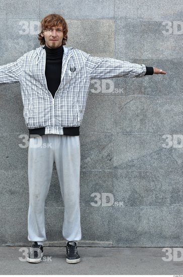 Whole Body Head Man Woman T poses Casual Sports Athletic Average Street photo references