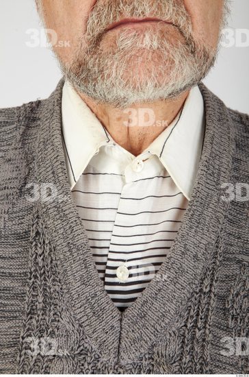 Neck Whole Body Man Casual Vest Chubby Studio photo references