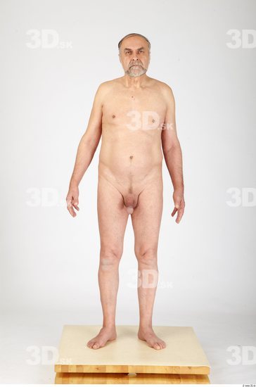 Whole Body Man Nude Casual Chubby Studio photo references