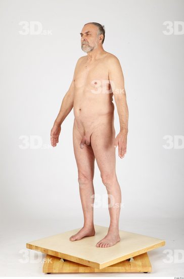 Whole Body Man Nude Casual Chubby Studio photo references