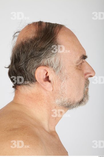 Whole Body Head Man Casual Chubby Bearded Studio photo references