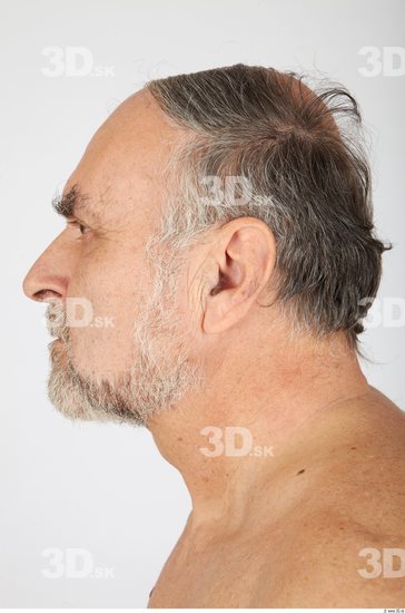 Whole Body Head Man Casual Chubby Bearded Studio photo references