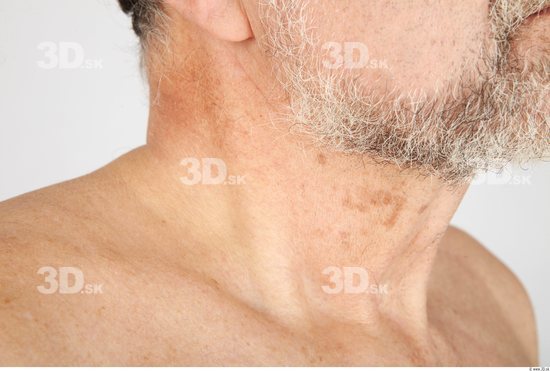 Neck Whole Body Man Nude Casual Chubby Studio photo references