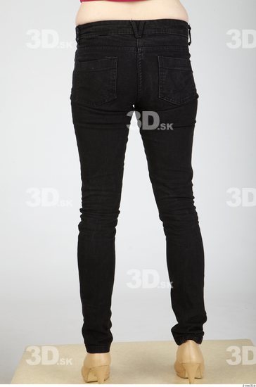 Leg Whole Body Woman Casual Jeans Slim Studio photo references