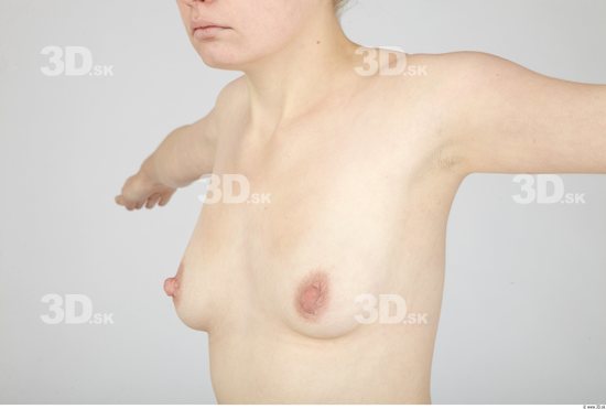 Chest Whole Body Woman Nude Casual Slim Studio photo references