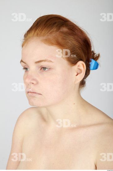 Whole Body Head Woman Casual Slim Studio photo references