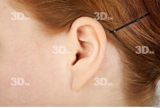 Ear Whole Body Woman Casual Slim Studio photo references