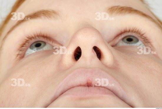 Nose Whole Body Woman Casual Slim Studio photo references