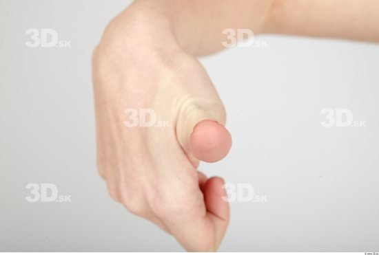 Fingers Whole Body Woman Casual Slim Studio photo references