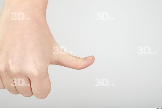 Fingers Whole Body Woman Casual Slim Studio photo references