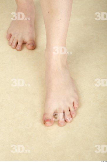 Foot Whole Body Woman Nude Casual Slim Studio photo references