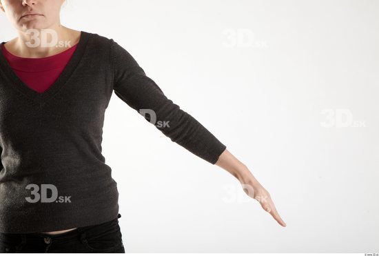 Arm Woman Animation references White Casual Pullower Slim