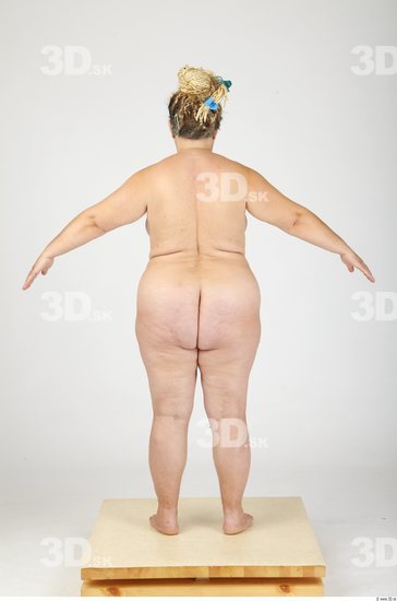 Whole Body Woman Nude Casual Overweight Studio photo references