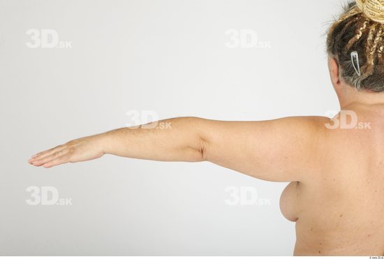 Arm Whole Body Woman Nude Casual Overweight Studio photo references