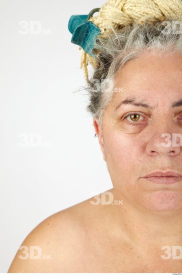 Face Whole Body Woman Casual Overweight Studio photo references