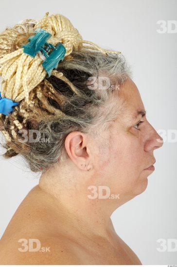 Whole Body Head Woman Casual Overweight Studio photo references