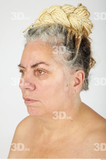 Whole Body Head Woman Casual Overweight Studio photo references