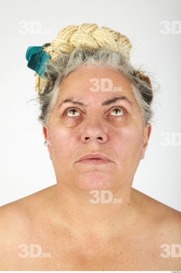 Whole Body Head Woman Casual Overweight Studio photo references