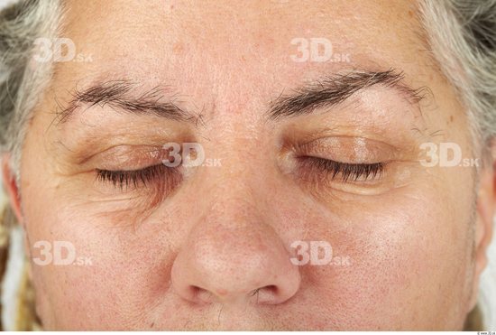 Eye Whole Body Woman Casual Overweight Studio photo references