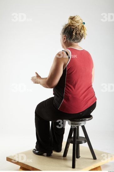 Whole Body Woman Artistic poses White Casual Overweight