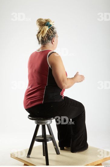 Whole Body Woman Artistic poses White Casual Overweight