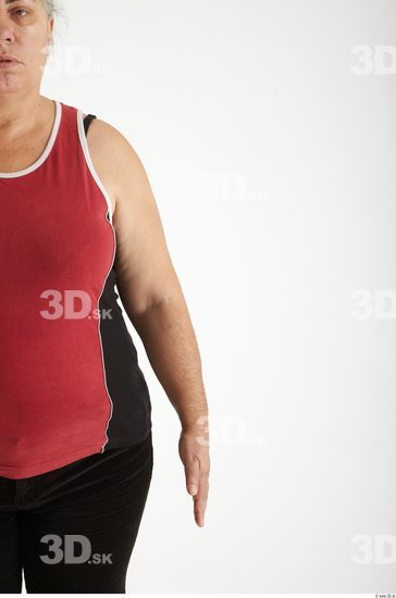 Arm Woman Animation references White Sports Singlet Overweight