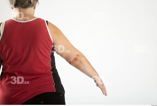 Arm Woman Animation references White Sports Singlet Overweight