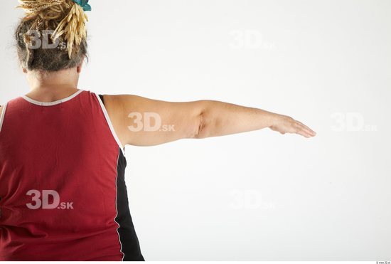 Arm Woman Animation references White Sports Singlet Overweight