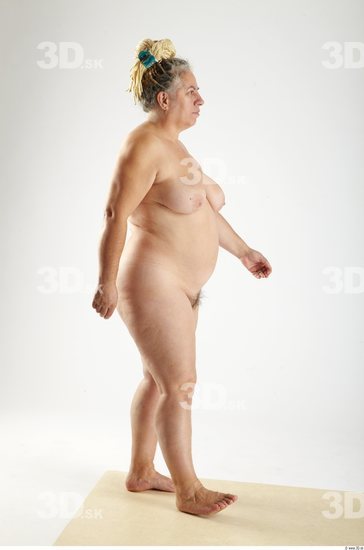 Whole Body Woman Animation references White Nude Overweight