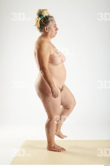 Whole Body Woman Animation references White Nude Overweight