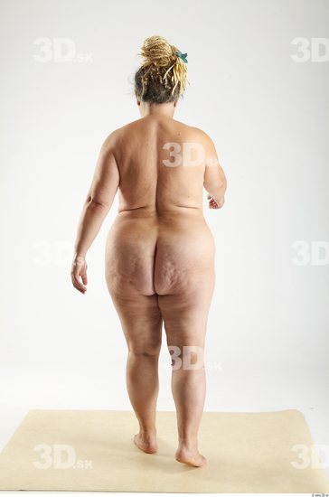 Whole Body Woman Animation references White Nude Overweight