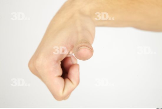 Fingers Whole Body Man Casual Slim Studio photo references