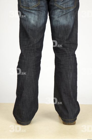 Calf Whole Body Man Casual Jeans Slim Studio photo references