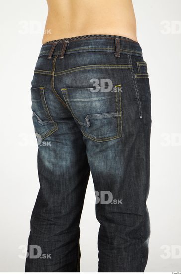 Thigh Whole Body Man Casual Jeans Slim Studio photo references