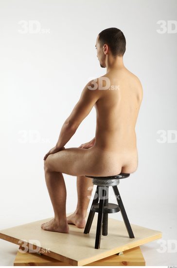 Whole Body Man Artistic poses White Nude Slim