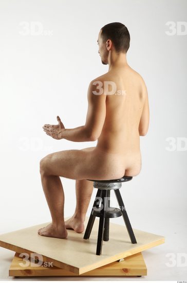 Whole Body Man Artistic poses White Nude Slim