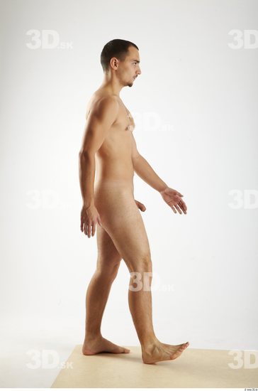 Whole Body Man Animation references White Nude Slim