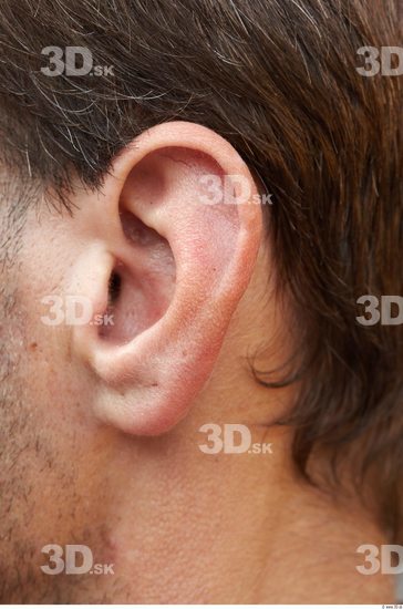 Ear Head Man Athletic Street photo references